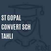 St Gopal Convert Sch Tahli Middle School Logo