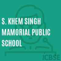S. Khem Singh Mamorial Public School Logo