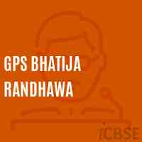 Gps Bhatija Randhawa Primary School Logo