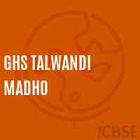 Ghs Talwandi Madho Secondary School Logo