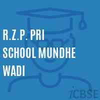 R.Z.P. Pri School Mundhe Wadi Logo