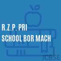 R.Z.P. Pri School Bor Mach Logo