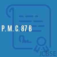 P. M. C. 87 B Middle School Logo
