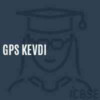 Gps Kevdi Primary School Logo