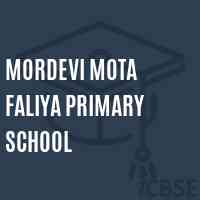 Mordevi Mota Faliya Primary School Logo