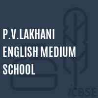 P.V.Lakhani English Medium School Logo