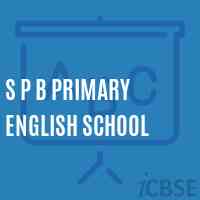 S P B Primary English School Logo