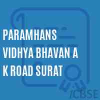Paramhans Vidhya Bhavan A K Road Surat Senior Secondary School Logo