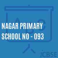 Nagar Primary School No - 093 Logo