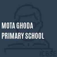 Mota Ghoda Primary School Logo