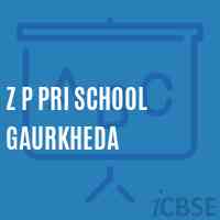 Z P Pri School Gaurkheda Logo