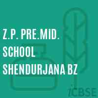 Z.P. Pre.Mid. School Shendurjana Bz Logo
