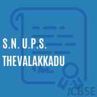 S.N. U.P.S. Thevalakkadu Middle School Logo