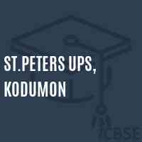 St.Peters Ups, Kodumon Upper Primary School Logo