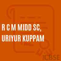 R C M Midd Sc, Uriyur Kuppam Middle School Logo