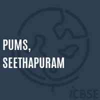 PUMS, Seethapuram Middle School Logo