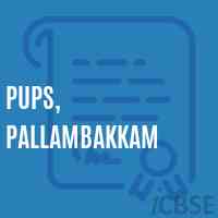 PUPS, Pallambakkam Primary School Logo