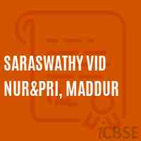 Saraswathy Vid Nur&pri, Maddur Primary School Logo