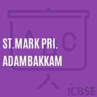 St.Mark Pri. Adambakkam Primary School Logo