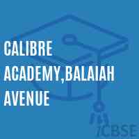 Calibre Academy,Balaiah Avenue School Logo
