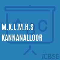 M.K.L.M.H.S Kannanalloor High School Logo
