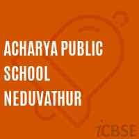 Acharya Public School Neduvathur Logo