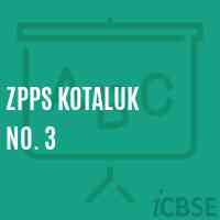 Zpps Kotaluk No. 3 Primary School Logo