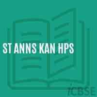 St Anns Kan Hps Middle School Logo