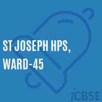 St Joseph Hps, Ward-45 Secondary School Logo