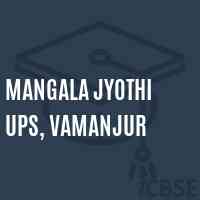 Mangala Jyothi Ups, Vamanjur Middle School Logo