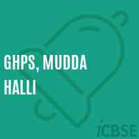 Ghps, Mudda Halli Middle School Logo