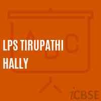 Lps Tirupathi Hally Primary School Logo