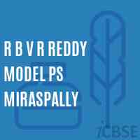 R B V R Reddy Model Ps Miraspally Middle School Logo