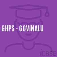 Ghps - Govinalu Middle School Logo