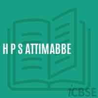 H P S Attimabbe Middle School Logo