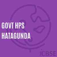 Govt Hps Hatagunda Middle School Logo