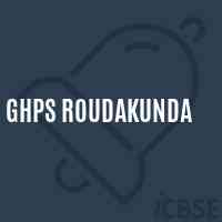 Ghps Roudakunda Middle School Logo