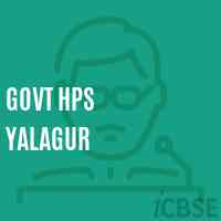 Govt Hps Yalagur Middle School Logo