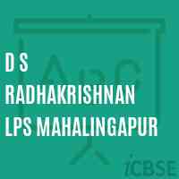 D S Radhakrishnan Lps Mahalingapur Middle School Logo