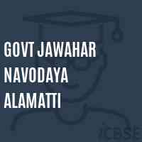 Govt Jawahar Navodaya Alamatti Secondary School Logo