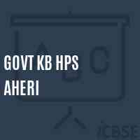 Govt Kb Hps Aheri Middle School Logo