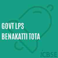 Govt Lps Benakatti Tota Primary School Logo