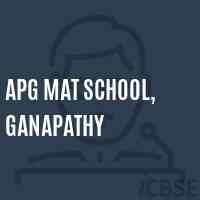 Apg Mat School, Ganapathy Logo