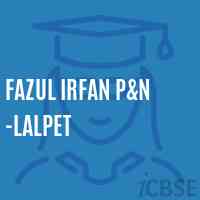 Fazul Irfan P&n -Lalpet Primary School Logo