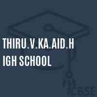 Thiru.V.Ka.Aid.High School Logo