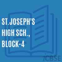 St.Joseph'S High Sch., Block-4 Secondary School Logo