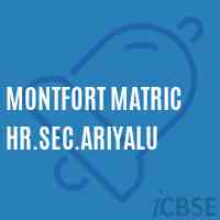 Montfort Matric Hr.Sec.Ariyalu Senior Secondary School Logo