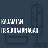 Kajamian Hss,Khajanagar High School Logo