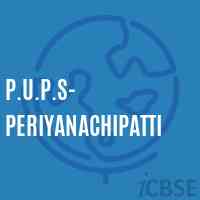 P.U.P.S- Periyanachipatti Primary School Logo