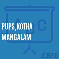 Pups,Kotha Mangalam Primary School Logo